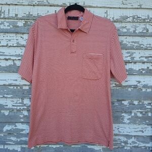 🌟 Peru Unlimited Striped Polo shirt size medium
